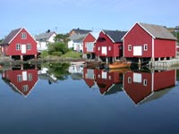 Sommerutsikt over havna